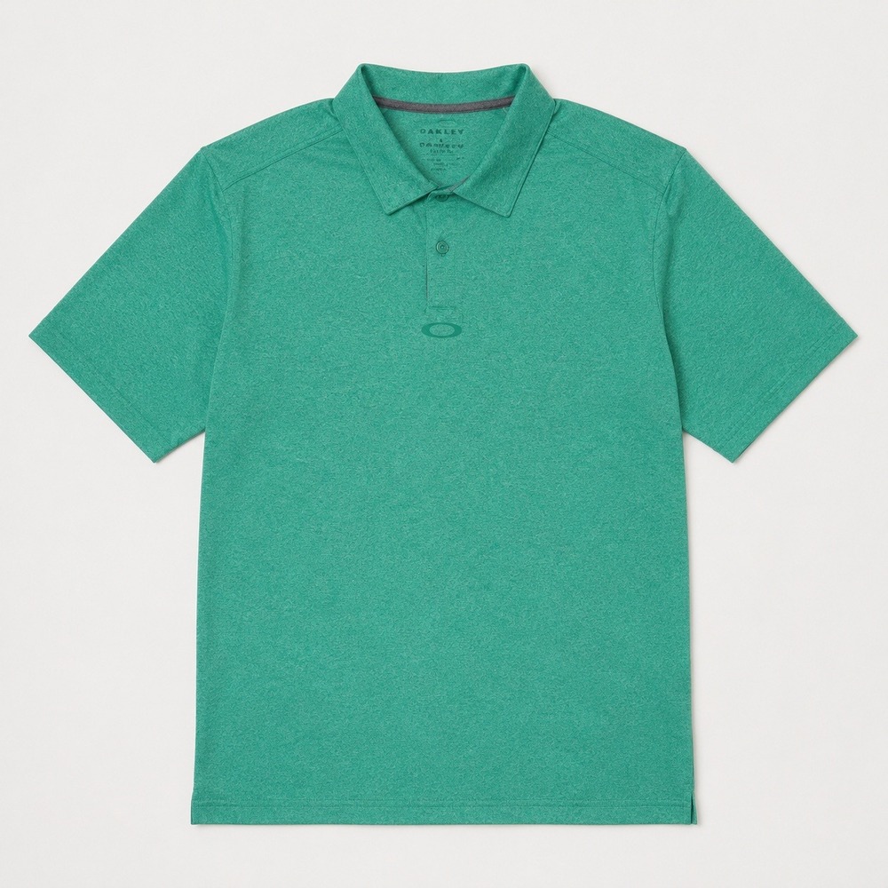 Oakley Mens Tailored Fit Performance Golf‎ Polo Shirt Heather Green XXL